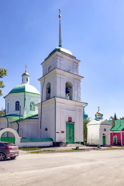 Oraşul Pechory. Biserica celor patruzeci de martiri din Sebaste — Fotografie, imagine de stoc