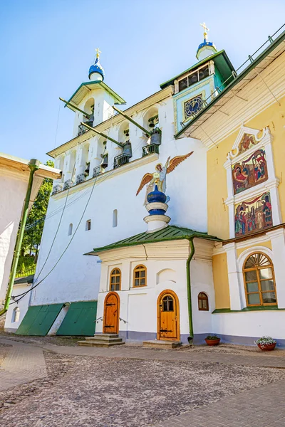 Santa Dormición Pskovo Pechersky Monasterio Pskov Cuevas Monasterio Complejo Del — Foto de Stock