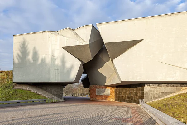 Brest Republiek Belarus Maart 2020 Hoofdingang Van Het Herdenkingscomplex Brest — Stockfoto