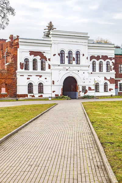 Brest Belarská Republika Březen 2020 Kholmská Brána Památkovém Komplexu Brestské — Stock fotografie