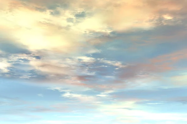 Sun Background Clouds Sky Illustration — Stock Photo, Image