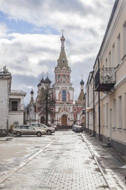 Grodno şehrindeki Ortodoks Kutsal Şefaat Katedrali. Beyaz Rusya Cumhuriyeti