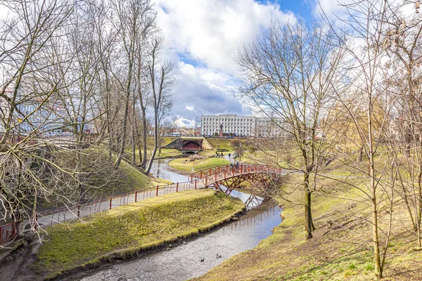 Gorodnichanka Fluss Einem Stadtpark Stadt Grodno — Stockfoto
