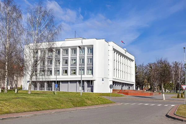 Lida República Bélarus Marzo 2020 Edificio Administrativo Del Comité Ejecutivo —  Fotos de Stock