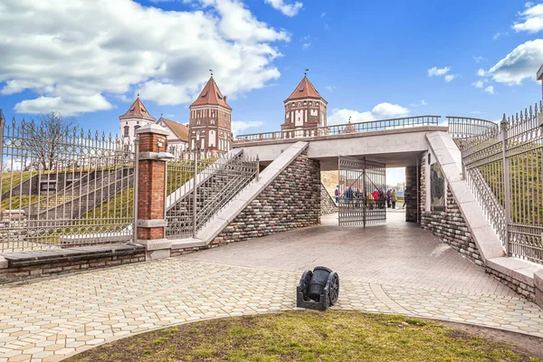 República Belarús Complejo Castillo Mir Antiguas Posesiones Los Príncipes Los — Foto de Stock