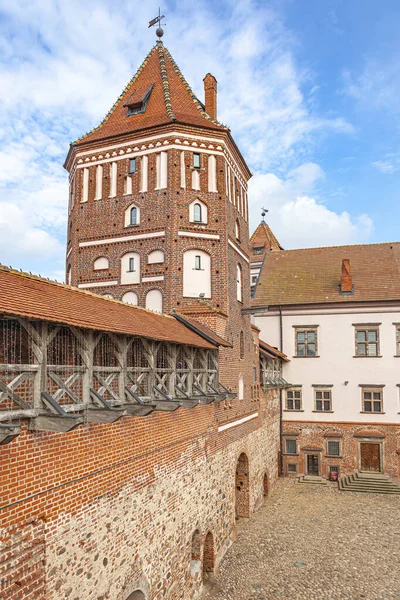 Beyaz Rusya Cumhuriyeti Bay Castle Kompleksi Radziwill Prenslerinin Eski Mal — Stok fotoğraf