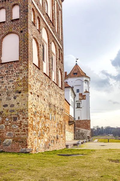 República Belarús Complejo Castillo Mir Antiguas Posesiones Los Príncipes Los — Foto de Stock