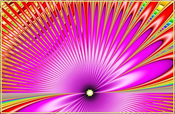 Textura Marco Imagen Fractal Abstracto Gráficos Informáticos Ilustración —  Fotos de Stock