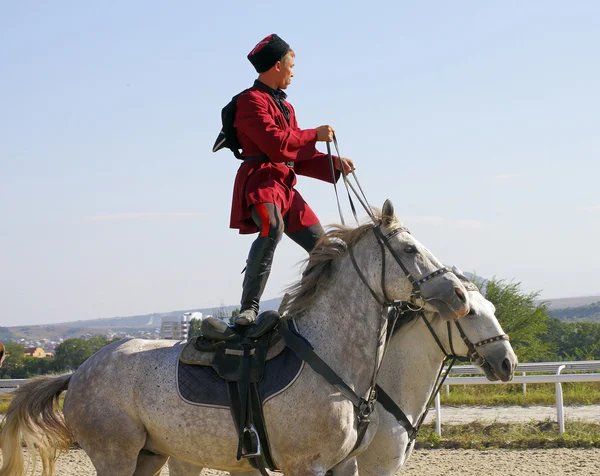 トリック ridingin ピャチゴルスク — ストック写真