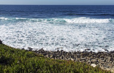 Gün boyunca kıyı La Jolla