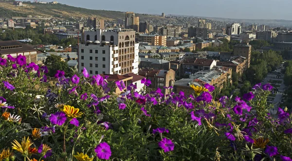 Вид на місто Єреван — стокове фото
