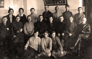 Vintage grup portresi