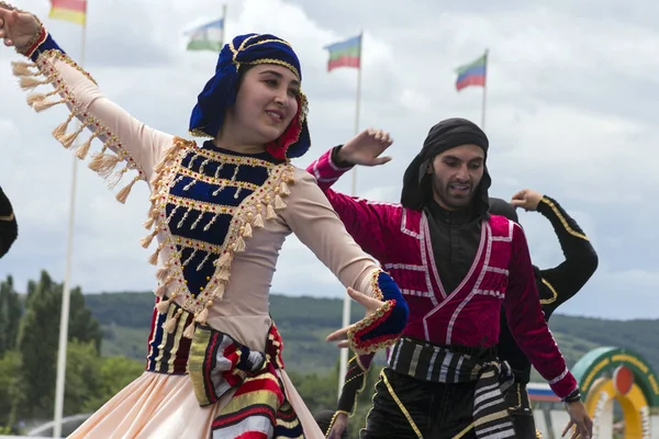 Highland Dance en la ciudad de Pyatighorsk . —  Fotos de Stock