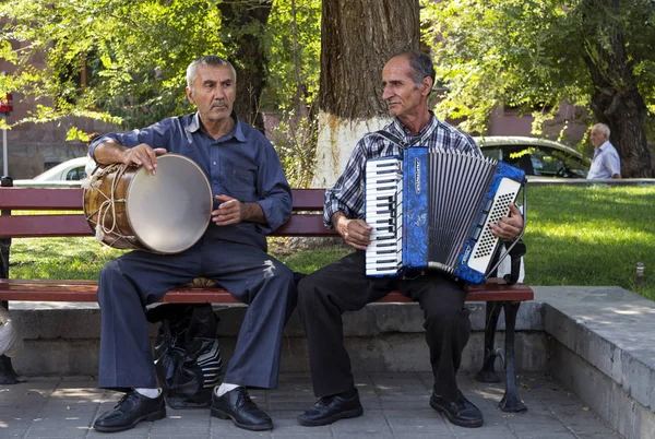 The street musicians — Stock Photo, Image