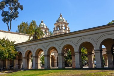 Balboa Parkı 'nın mimarisi.