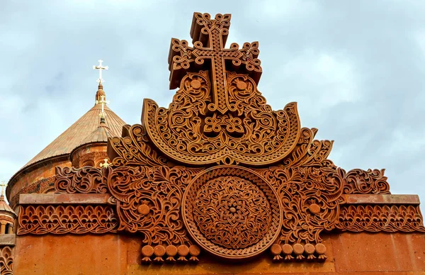Armeniska kyrkan närbild. — Stockfoto