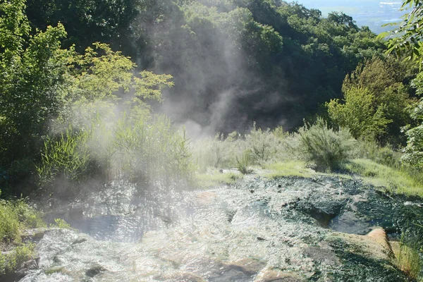 Source Chaude Eau Minérale Curative Dans Station Pyatigorsk Sur Caucase — Photo