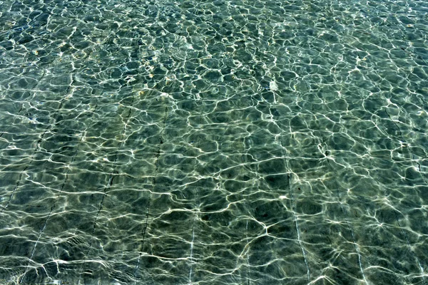 Текстура Воды Открытом Бассейне Солнечный День — стоковое фото