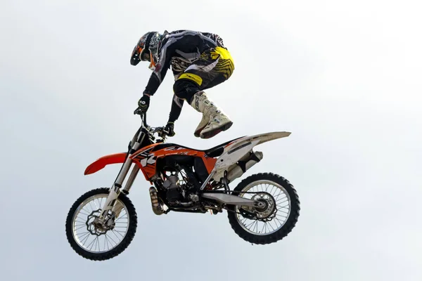 Pyatigorsk Rusia Mayo 2014 Motocross Deporte Extremo Que Los Motociclistas — Foto de Stock