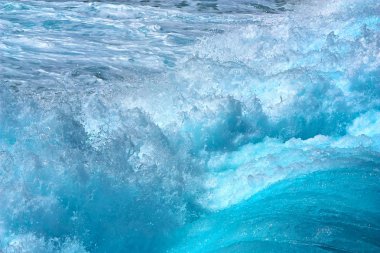 Güzel güçlü deniz dalgası. Soyut su arka plan.