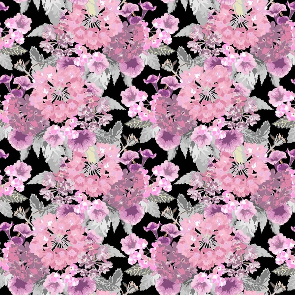 Floral seamless pattern — Stock Vector