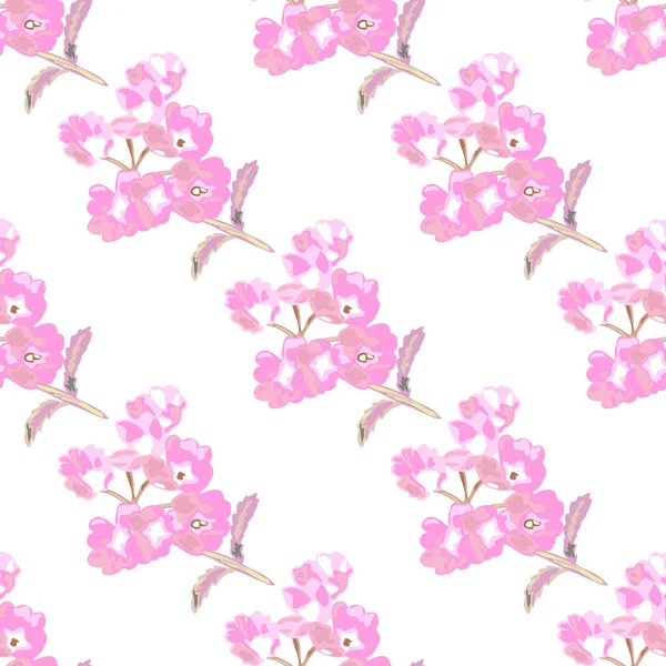 Motif floral sans couture — Image vectorielle