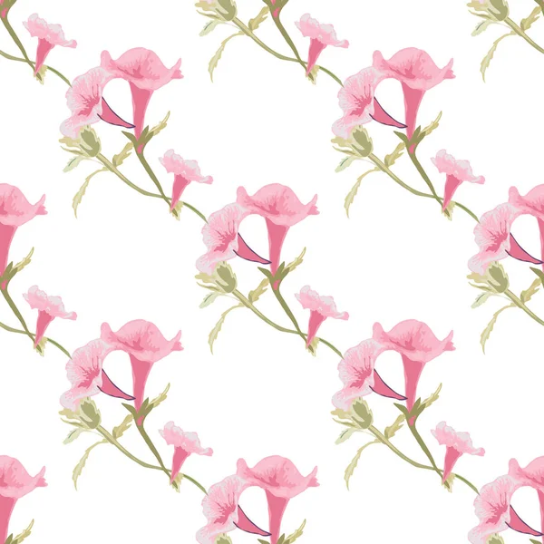 Motif floral sans couture — Image vectorielle