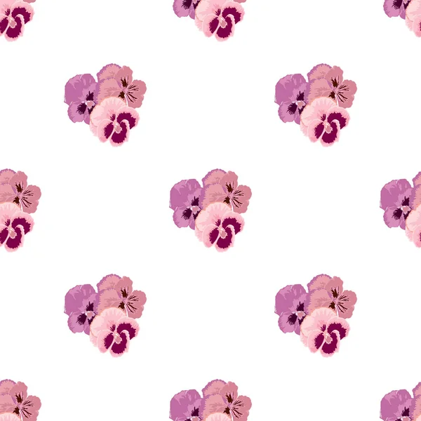 Motif floral sans couture — Image vectorielle