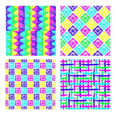 Dikişsiz desen seti