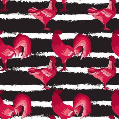 Horozlar Seamless Modeli