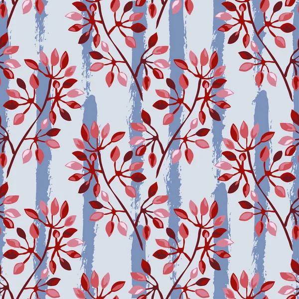 Motif floral sans couture — Image vectorielle