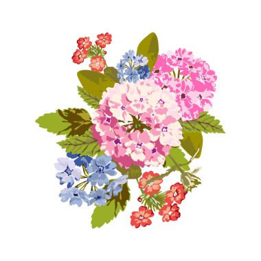 parlak çiçek buketi