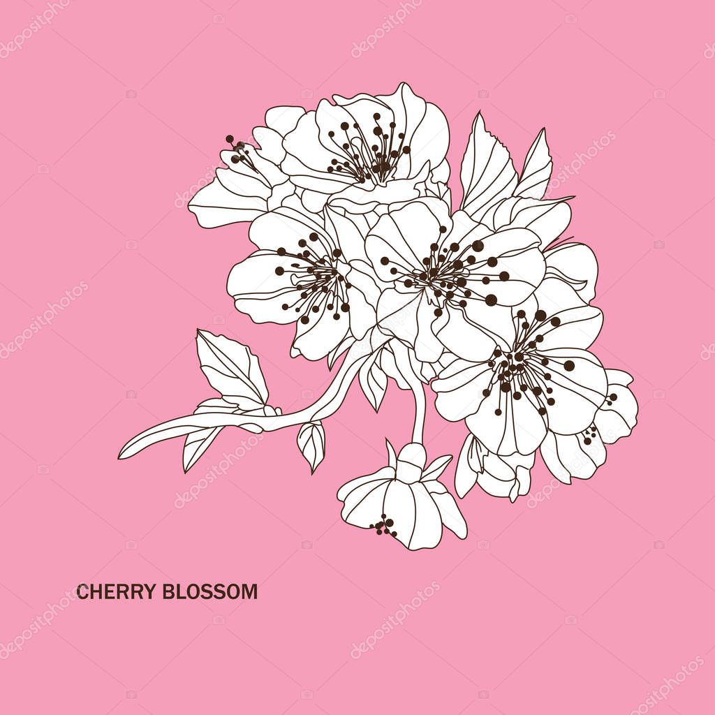 decorative cherry blossom
