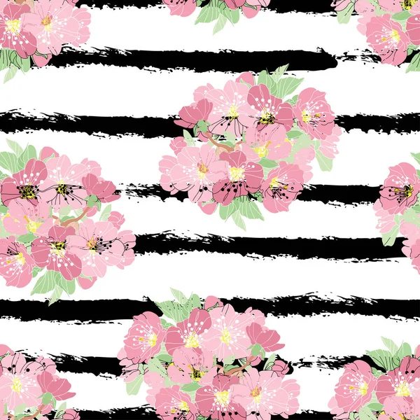 Floral seamless pattern — Stock Vector