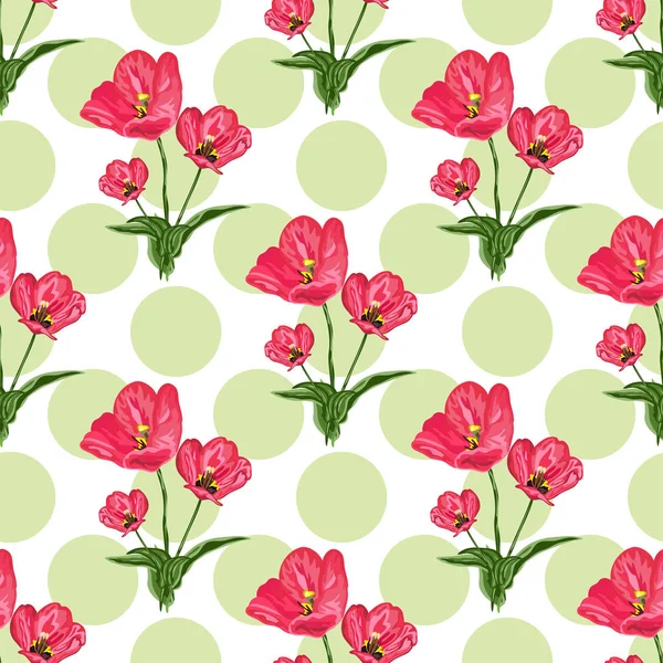 Floral seamless pattern — Stock Vector