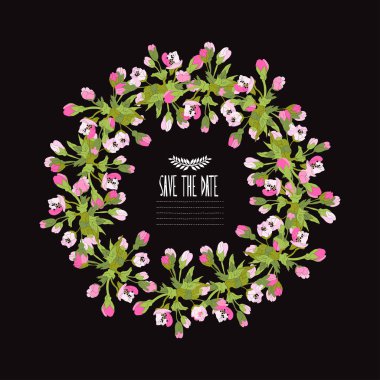 kiraz çiçeği çiçek çelenk