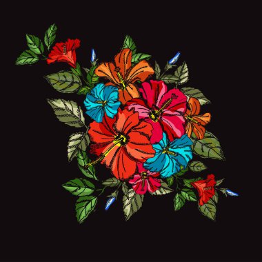 hibiscus floral bouquet