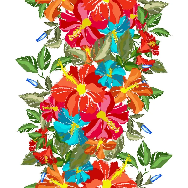 Patrón sin costura floral — Vector de stock