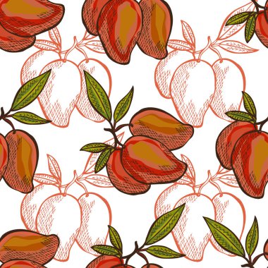 Meyveler pürüzsüz desen