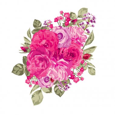 roses floral bouquet