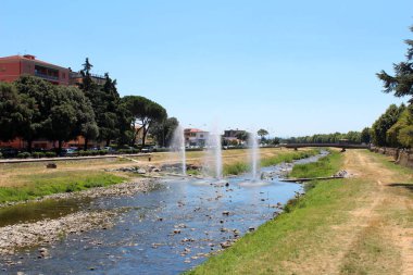 Şehir Manzaralı Pescia, İtalya