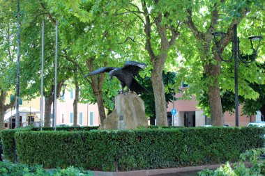 Bir Desenzano del Garda şehir manzaralı