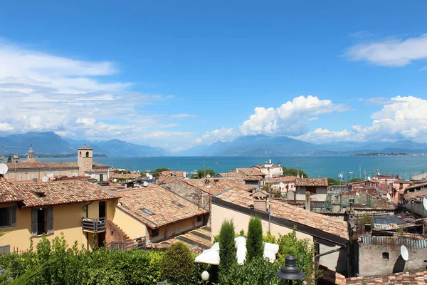 Városra, Desenzano del Garda térképén — Stock Fotó