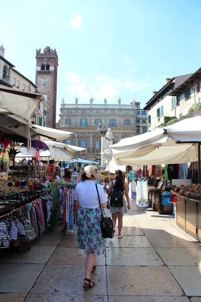 Vista de la ciudad de Verona, Italia — Foto de Stock