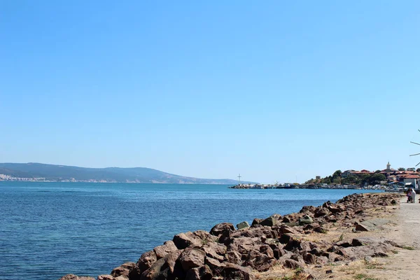 Vista sulla città di Nessebar, Bulgaria — Foto Stock