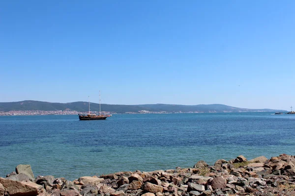 Vista de Sunny Beach, Nessebar, Bulgaria —  Fotos de Stock