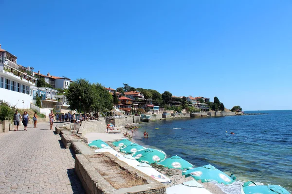 Utsikt över staden Nessebar, Bulgarien — Stockfoto