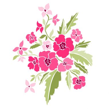 Dekoratif çiçek buketi