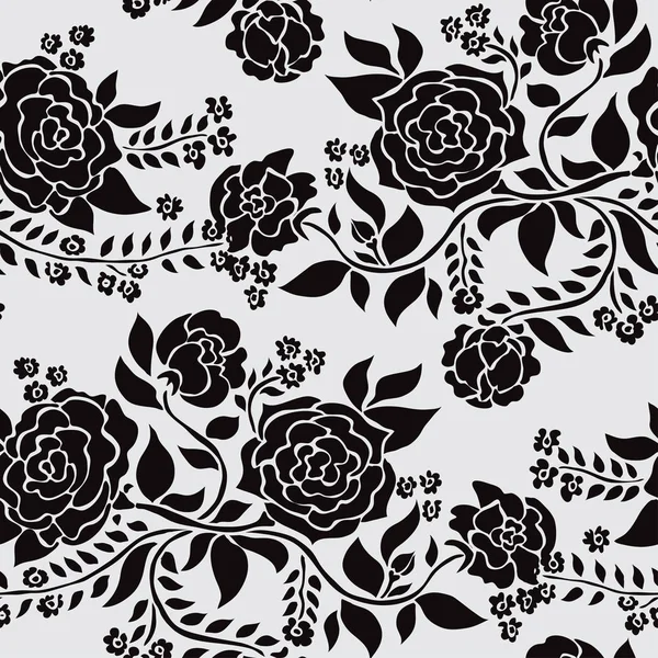 Motif floral sans couture — Image vectorielle