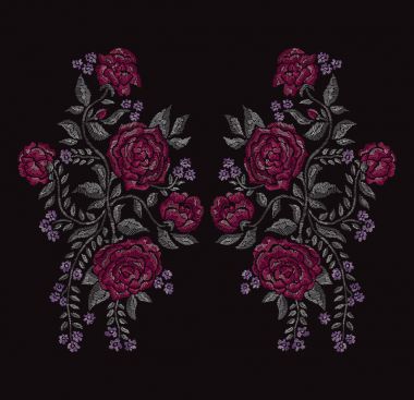 Nakış çiçek dekorasyon